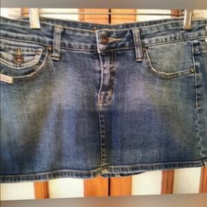 Classic Blue Denim Mini Skirt